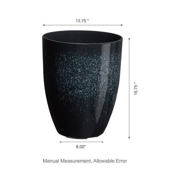 Glitzhome® 17" Eco-Friendly Oversized Faux Ceramic Tall Bowl Planters